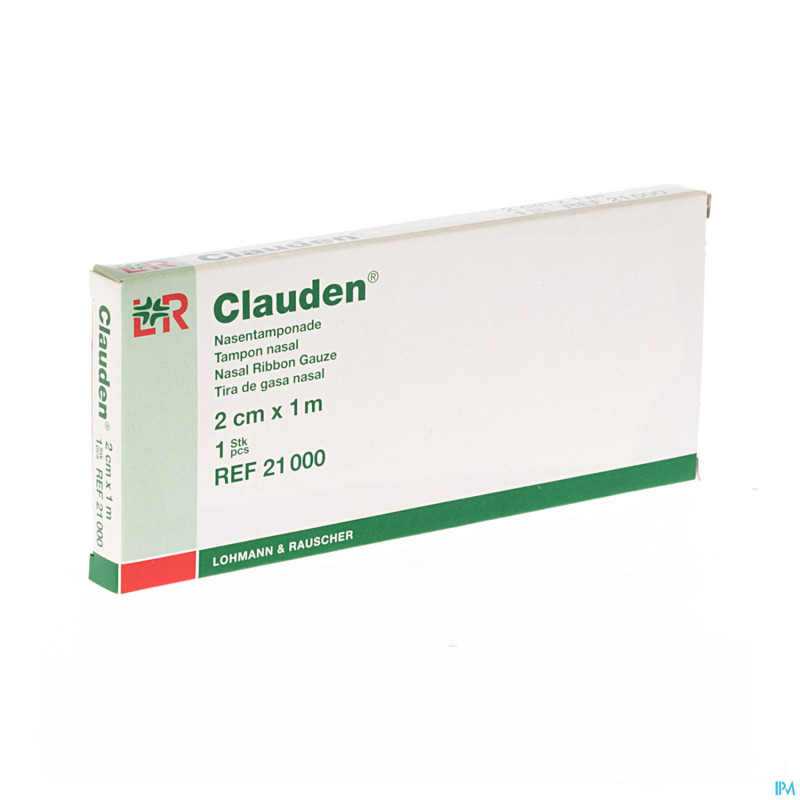 Clauden meche nasale gaze    2cmx1m 1 21000