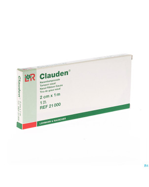 Clauden meche nasale gaze    2cmx1m 1 21000