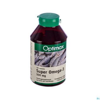 Super omega 3 500mg    caps 180 optimax