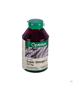Super omega 3 500mg    caps 180 optimax
