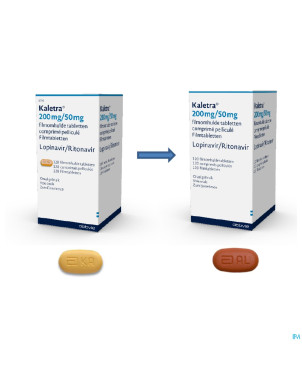 Kaletra 200 mg/50 mg comp pell 120