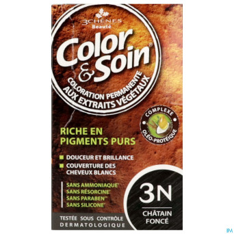 Color&soins 3n chatain fonce    135ml 3chenes