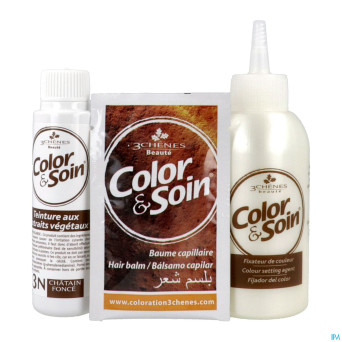 Color&soins 3n chatain fonce    135ml 3chenes