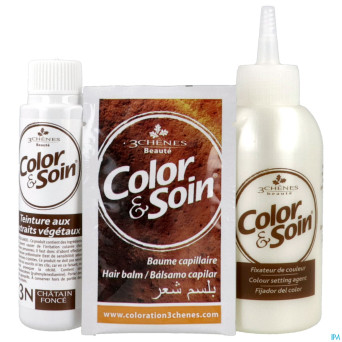 Color&soins 3n chatain fonce    135ml 3chenes