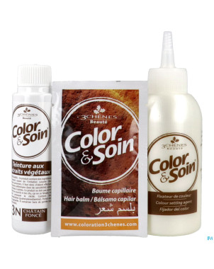 Color&soins 3n chatain fonce    135ml 3chenes