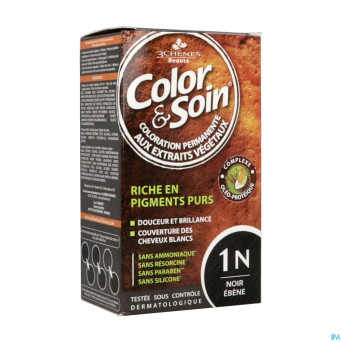 Color&soins 1n noir ebene    135ml 3chenes
