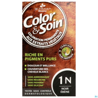 Color&soins 1n noir ebene    135ml 3chenes
