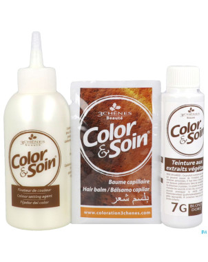 Color&soins 7g blond dore    135ml 3chenes