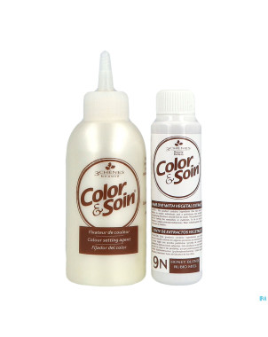 Color&soins 9n blond miel    135ml 3chenes
