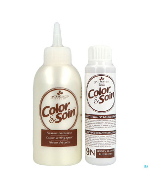Color&soins 9n blond miel    135ml 3chenes