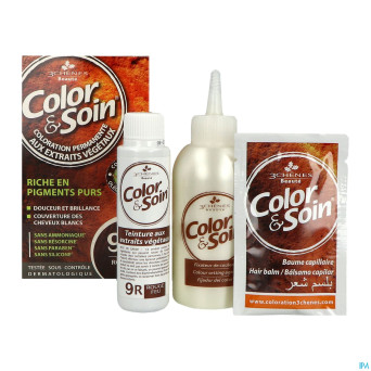 Color&soins 9r rouge feu    135ml 3chenes