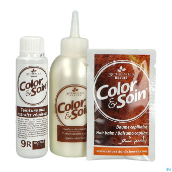 Color&soins 9r rouge feu    135ml 3chenes