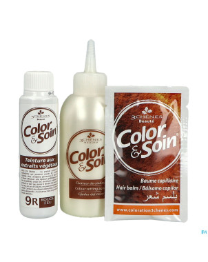 Color&soins 9r rouge feu    135ml 3chenes
