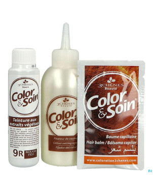 Color&soins 9r rouge feu    135ml 3chenes