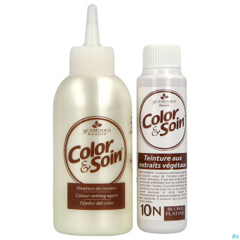 Color&soins 10n blond platine    135ml 3chenes