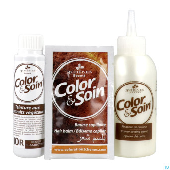 Color&soins 10r rouge flamboyant    135ml 3chenes