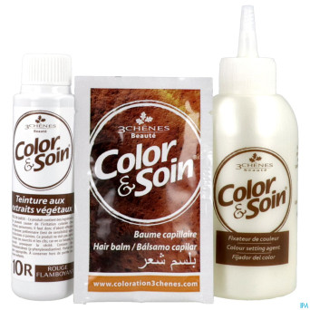Color&soins 10r rouge flamboyant    135ml 3chenes