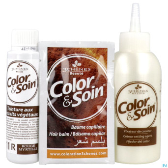 Color&soins 11r rouge myrtille    135ml 3chenes