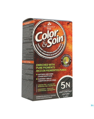 Color&soins 5n chatain clair    135ml 3chenes