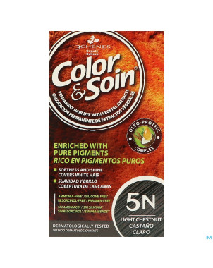 Color&soins 5n chatain clair    135ml 3chenes