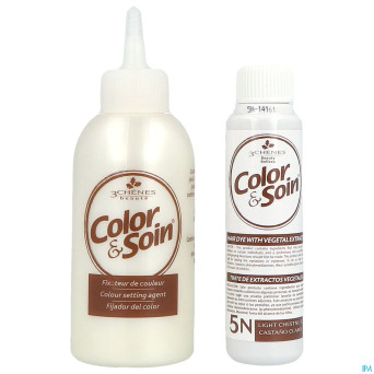 Color&soins 5n chatain clair    135ml 3chenes