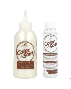 Color&soins 5n chatain clair    135ml 3chenes
