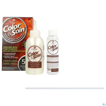 Color&soins 5n chatain clair    135ml 3chenes
