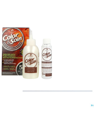 Color&soins 5n chatain clair    135ml 3chenes