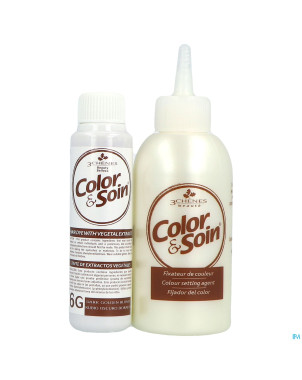 Color&soins 6g blond fonce dore    135ml 3chenes