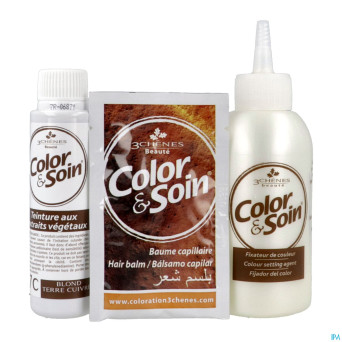 Color&soins 7c blond terre cuivre    135ml 3chenes