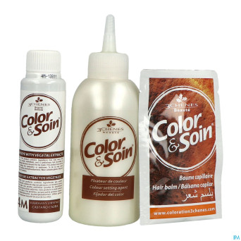 Color&soins 4m chatain acajou    135ml 3chenes