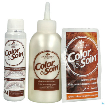 Color&soins 4m chatain acajou    135ml 3chenes
