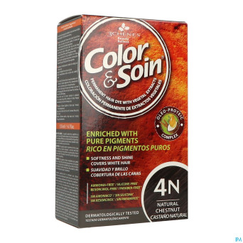 Color&soins 4n chatain naturel    135ml 3chenes