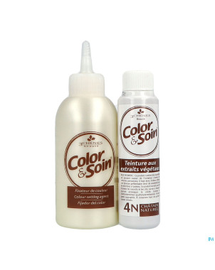 Color&soins 4n chatain naturel    135ml 3chenes