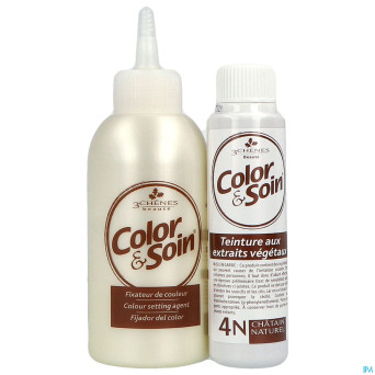 Color&soins 4n chatain naturel    135ml 3chenes