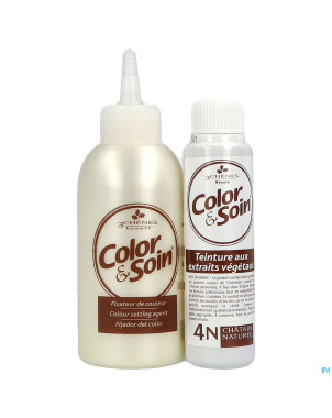 Color&soins 4n chatain naturel    135ml 3chenes
