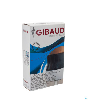 Gibaud ceinture lombaire anatom. h21 noir   s 5014