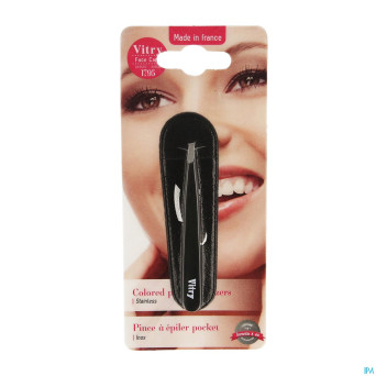 Vitry pince epil pocket mors biais inox    1016c