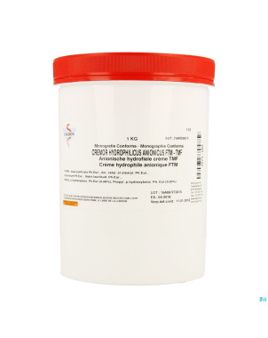 Creme hydrophile anionique  1kg fag