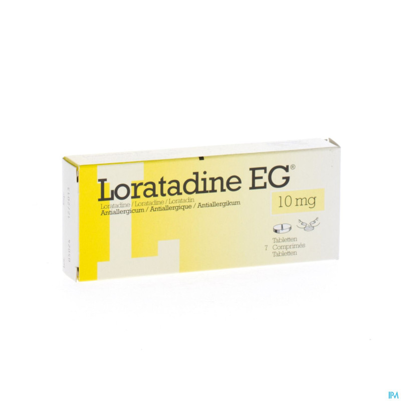 Loratadine eg 10 mg tabl   7 x 10 mg