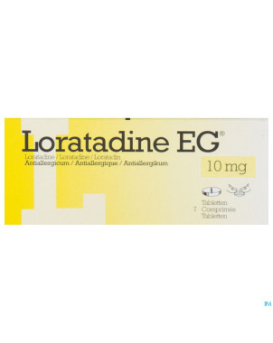 Loratadine eg 10 mg tabl   7 x 10 mg