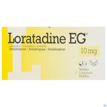 Loratadine eg 10 mg tabl   7 x 10 mg