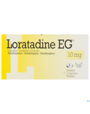 Loratadine eg 10 mg tabl   7 x 10 mg