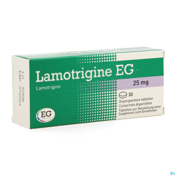 Lamotrigine eg  25mg comp disp 30x25mg