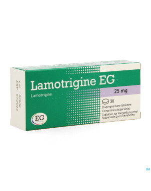 Lamotrigine eg  25mg comp disp 30x25mg