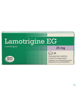 Lamotrigine eg  25mg comp disp 30x25mg