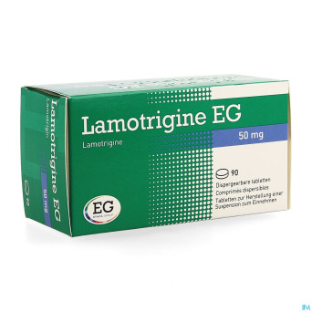 Lamotrigine eg  50mg comp disp 90x50mg
