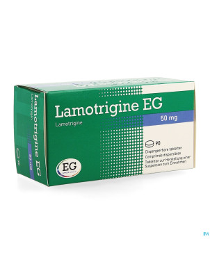 Lamotrigine eg  50mg comp disp 90x50mg