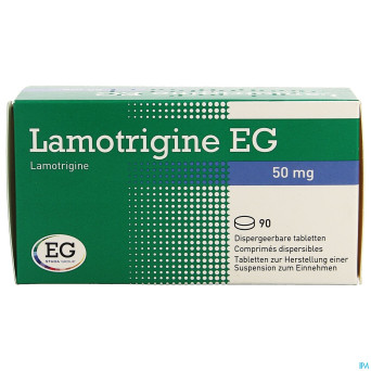 Lamotrigine eg  50mg comp disp 90x50mg