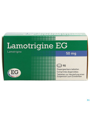 Lamotrigine eg  50mg comp disp 90x50mg
